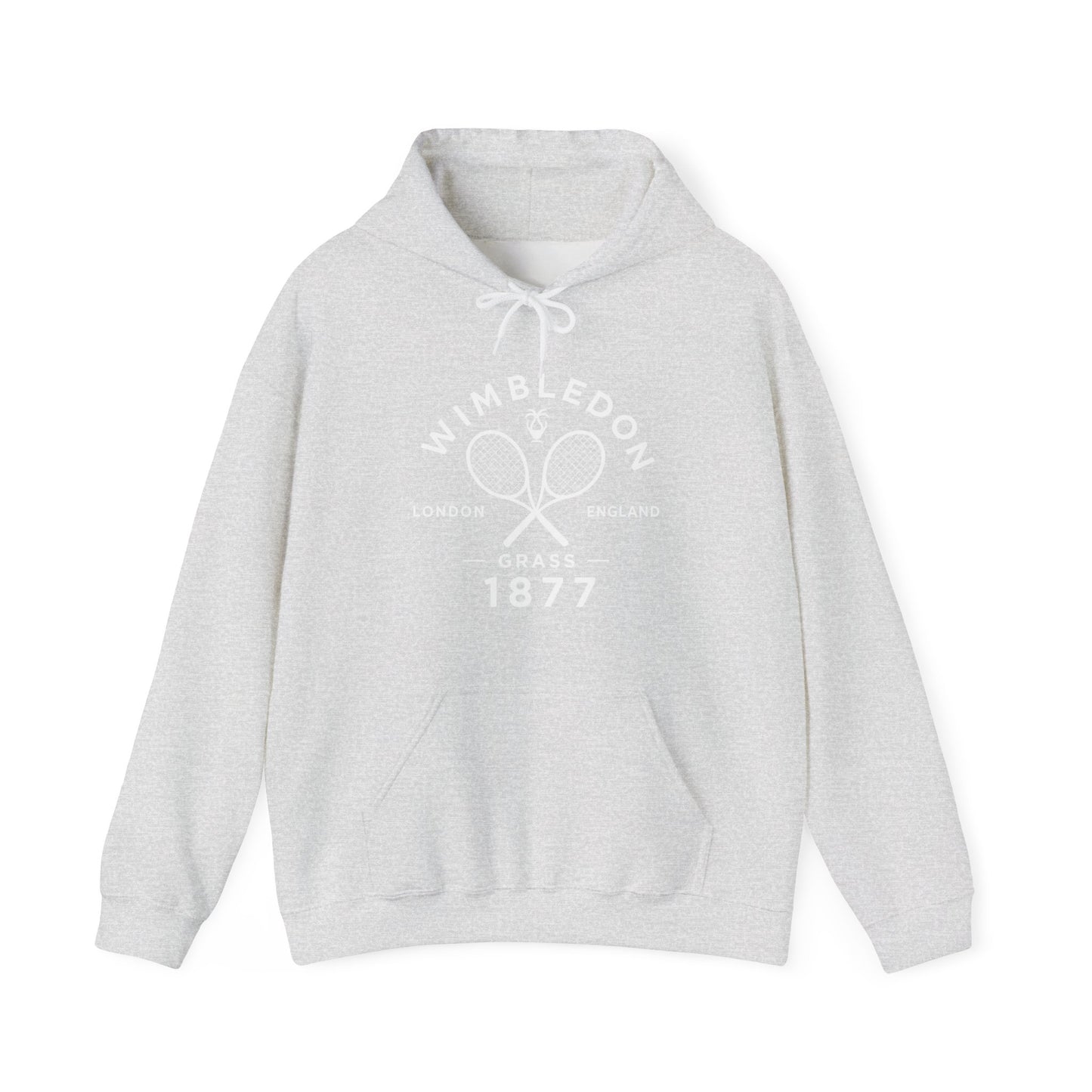 Wimbledon 1877 Tennis Hoodie — Classic Racquets Logo Pullover
