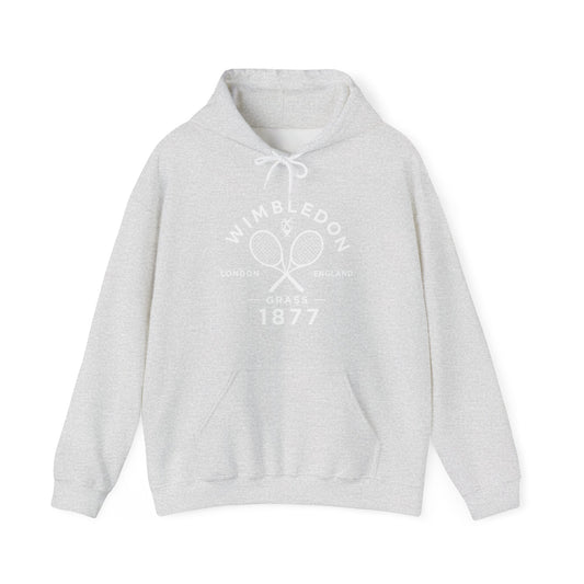 Wimbledon 1877 Tennis Hoodie — Classic Racquets Logo Pullover