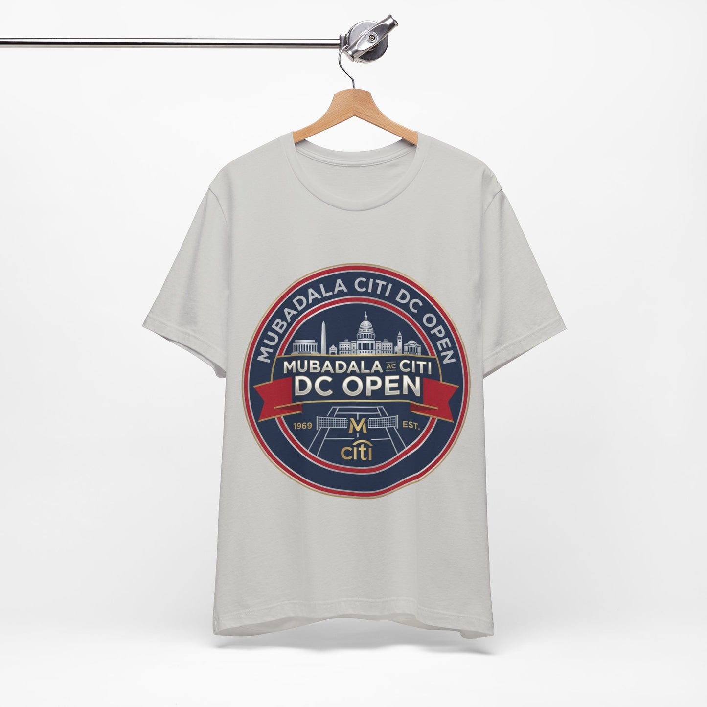 DC Open Tennis Tee — 'Mubadala Citi DC Open' Vintage Badge Shirt