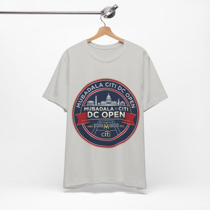 DC Open Tennis Tee — 'Mubadala Citi DC Open' Vintage Badge Shirt