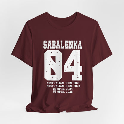 Sabalenka Short Sleeve Tee — Minimal Classic Blank T‑Shirt