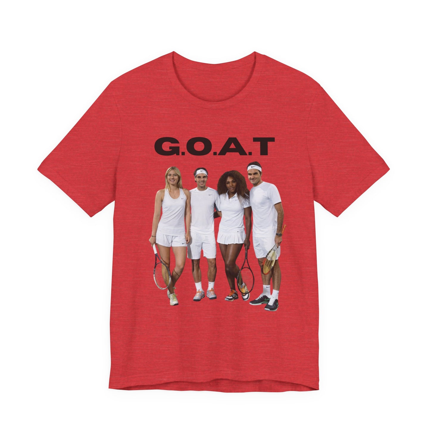 G.O.A.T. Tennis Team Graphic Tee - Federer, Serena, Nadal, Sharapova