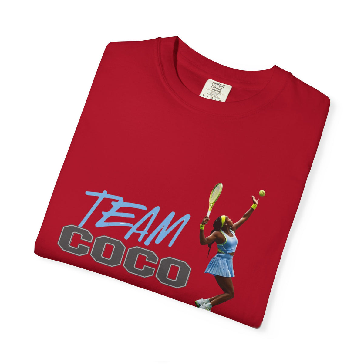 Team Coco Gauff Tennis T-Shirt — "TEAM COCO" Tennis Player Graphic Tee