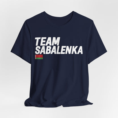 Team Sabalenka Minimalist Pan-African Flag T-shirt