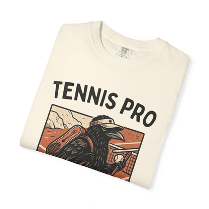 Tennis Pro T‑Shirt — Vintage Raven Tennis Graphic