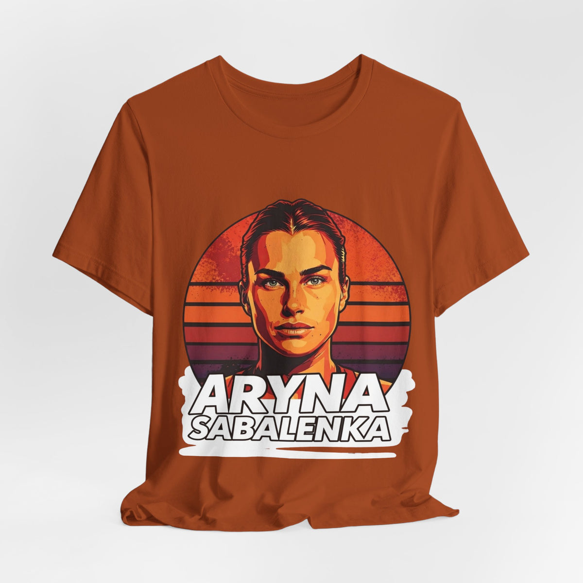 Aryna Sabalenka Graphic Tee — Vintage Sunset Tennis Player T-Shirt