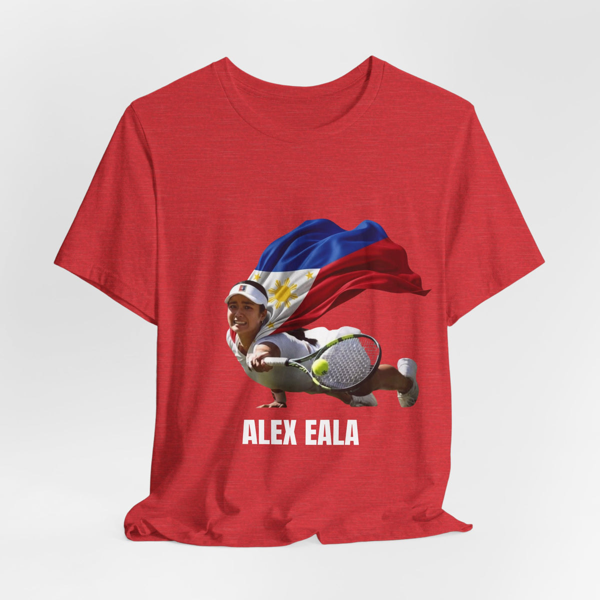 Tennis Superhero Tee — Philippine Flag Athlete Graphic