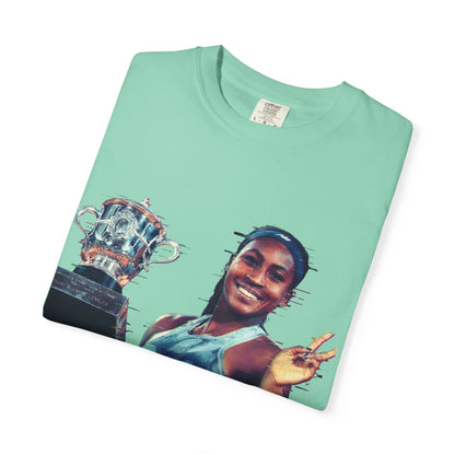 T-Shirt — Coco Gauff Champion Photo Tee