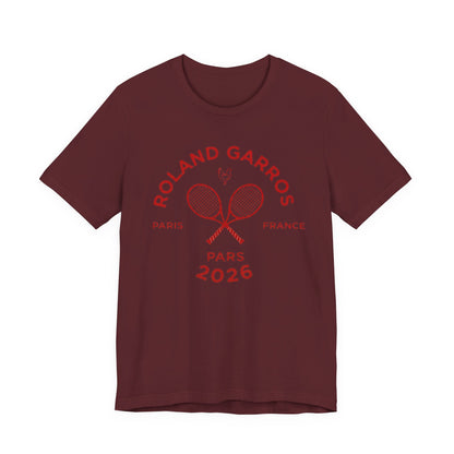 Roland Garros 2026 Paris Tennis Tee