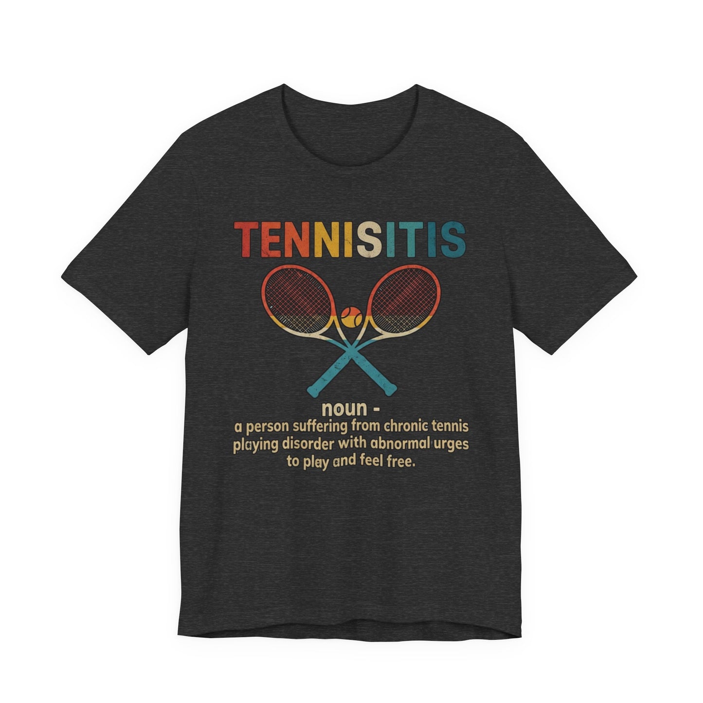 Tennisitis T-Shirt – Vintage Tennis Rackets Graphic Tee