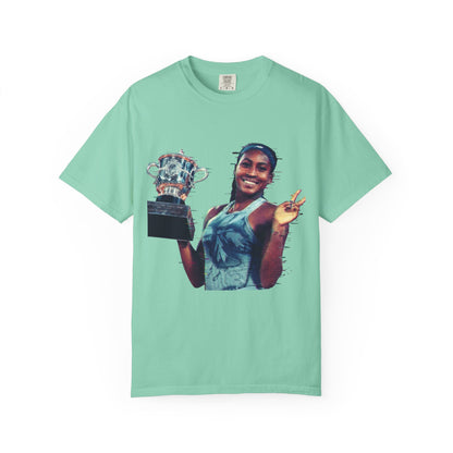 T-Shirt — Coco Gauff Champion Photo Tee