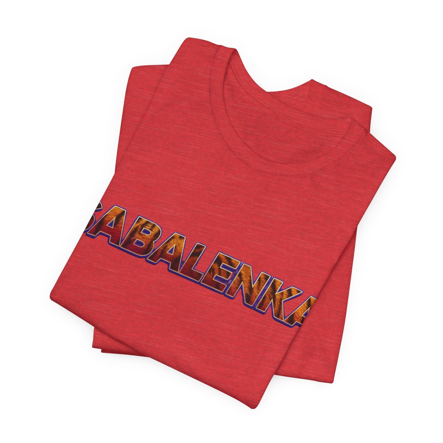 Sabalenka Tennis T‑Shirt — Bold Text Fan Tee