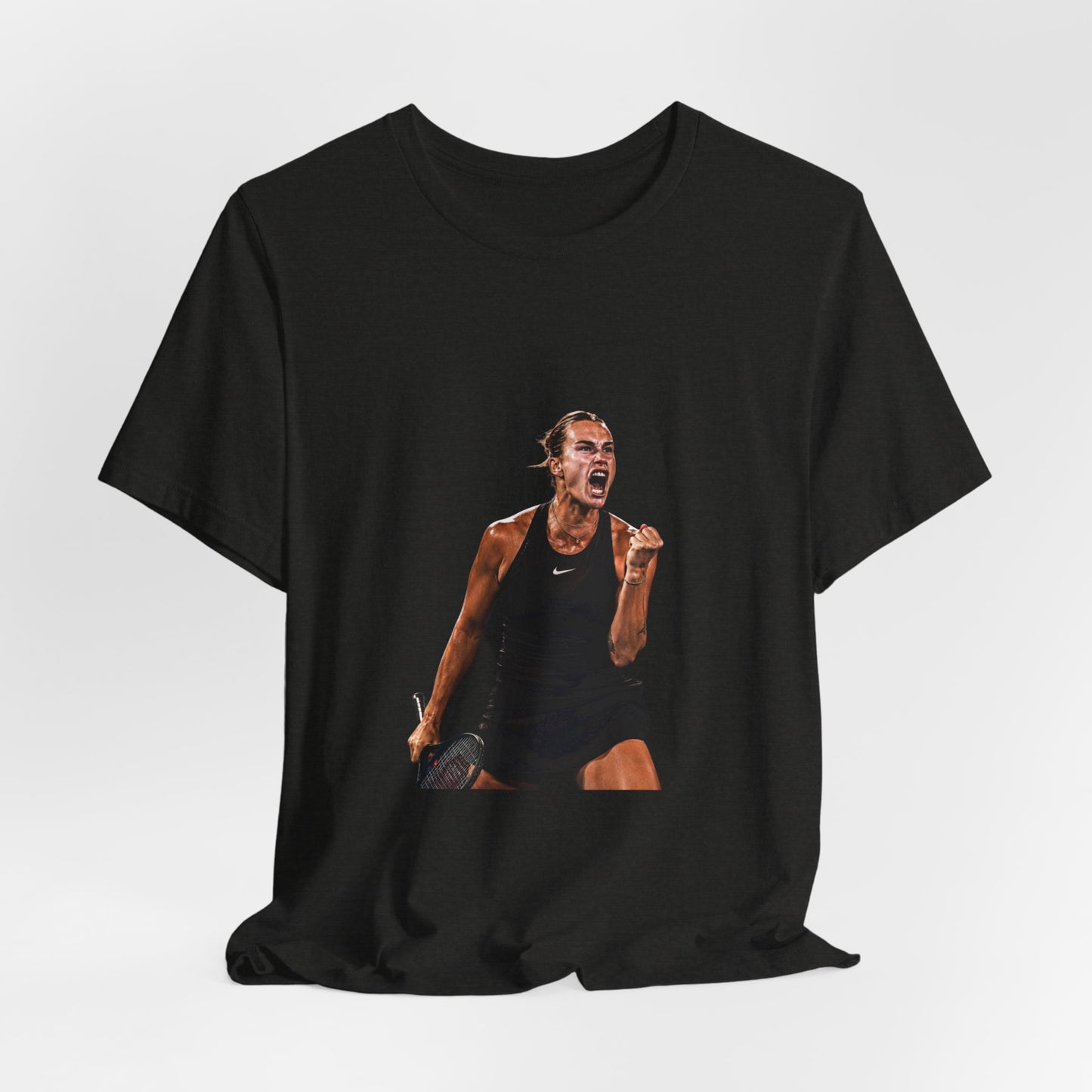 Tennis Player Aryna Sabalenka Victory Graphic Tee