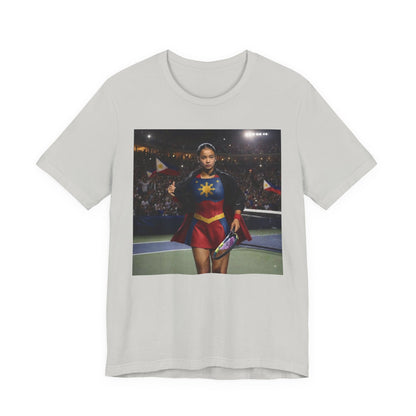 Alex Eala Tennis T‑Shirt — Filipino Tennis Star Photo Tee