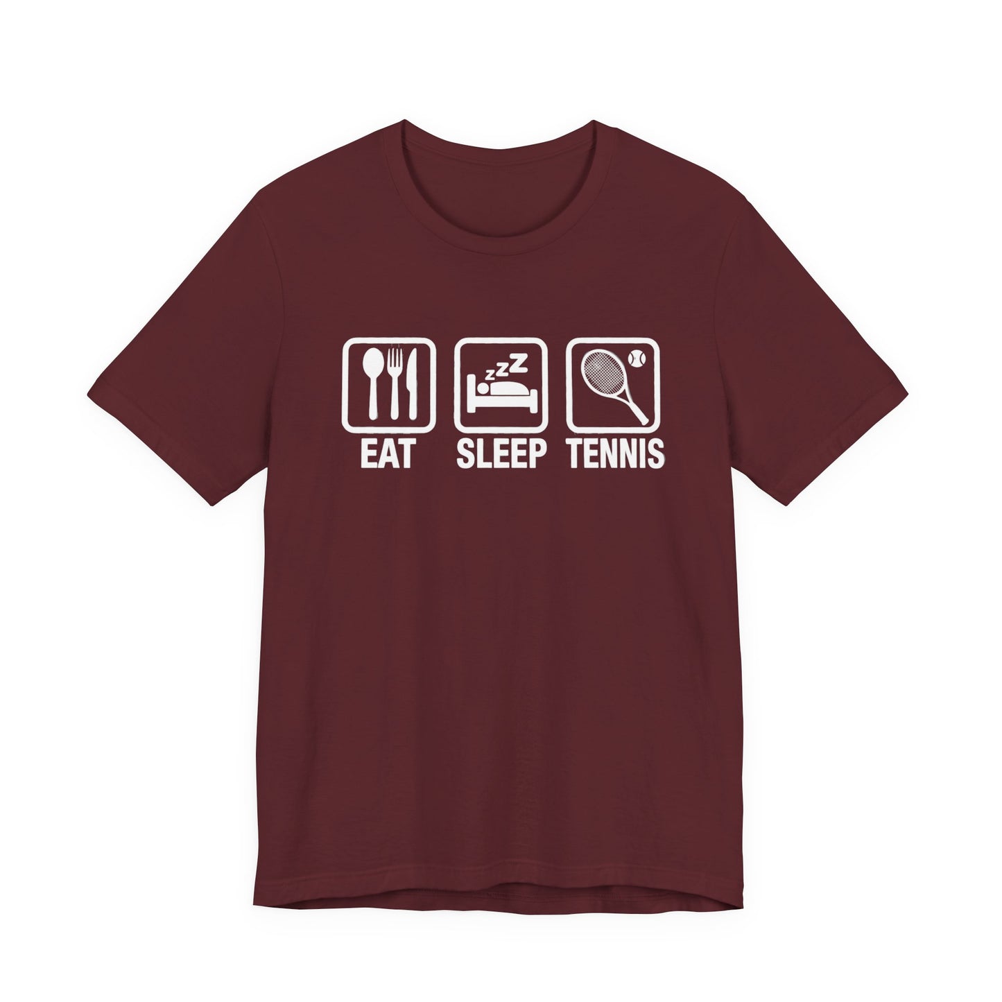 Tennis Tee — "Eat Sleep Tennis" Graphic Shirt