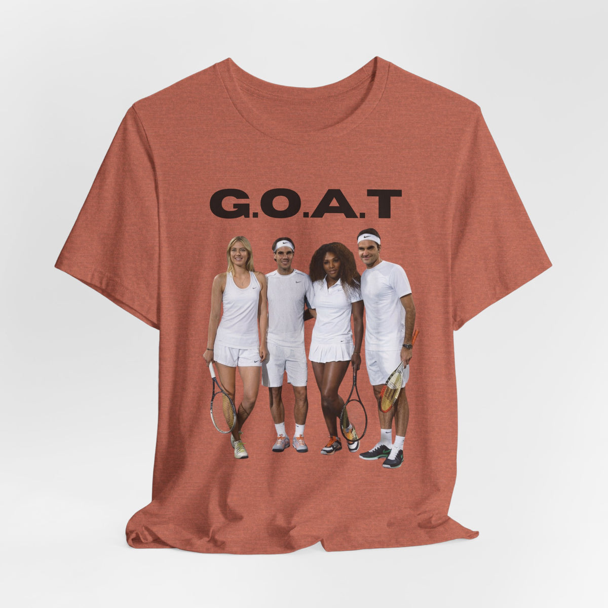 G.O.A.T. Tennis Team Graphic Tee - Federer, Serena, Nadal, Sharapova