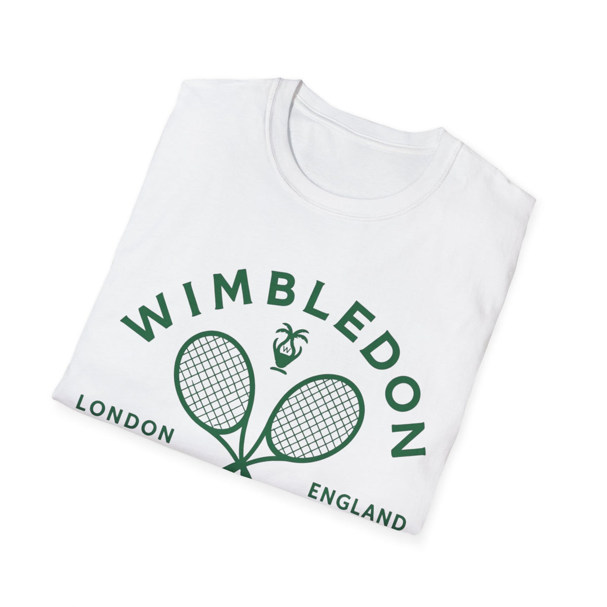 Wimbledon 2026 Tennis T‑Shirt — Vintage Rackets London Logo