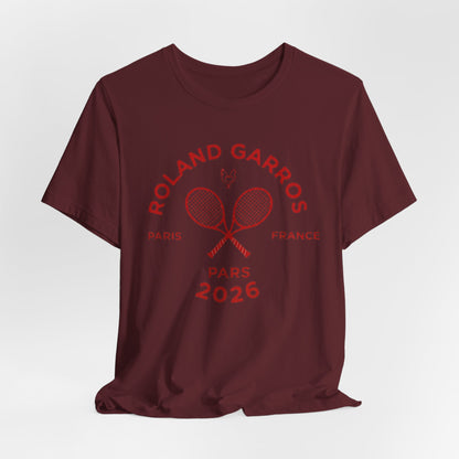 Roland Garros 2026 Paris Tennis Tee