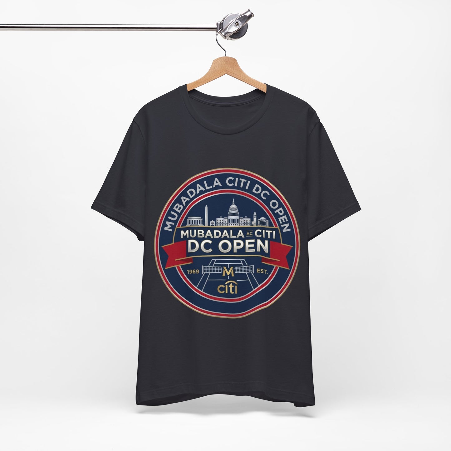 DC Open Tennis Tee — 'Mubadala Citi DC Open' Vintage Badge Shirt