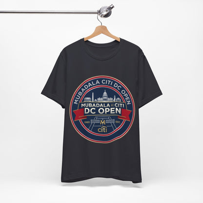 DC Open Tennis Tee — 'Mubadala Citi DC Open' Vintage Badge Shirt