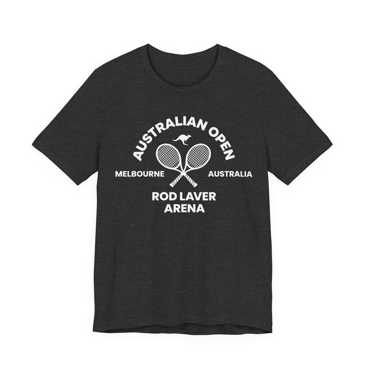 Classic White Tennis Tee — Unisex Jersey Short Sleeve