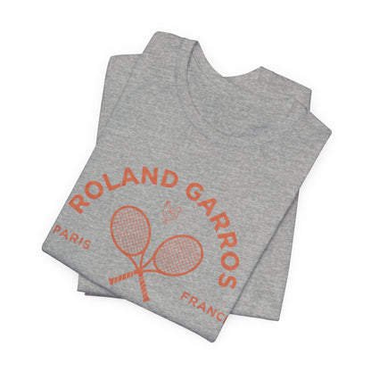 Roland Garros 2026 Tennis Tee – Paris Tournament Graphic T-Shirt