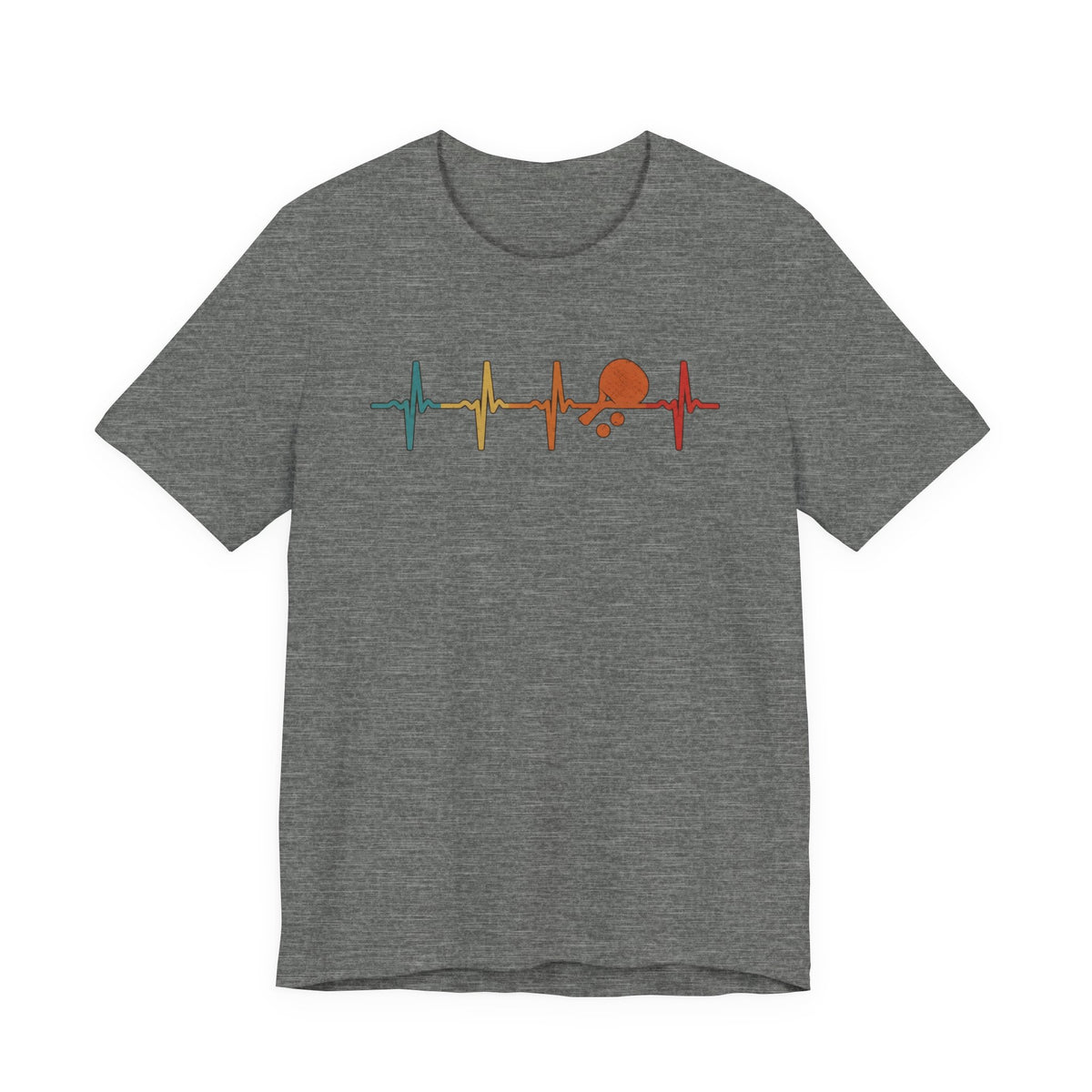 Tennis Heartbeat Tee – Retro Surfing Wave Graphic T-Shirt