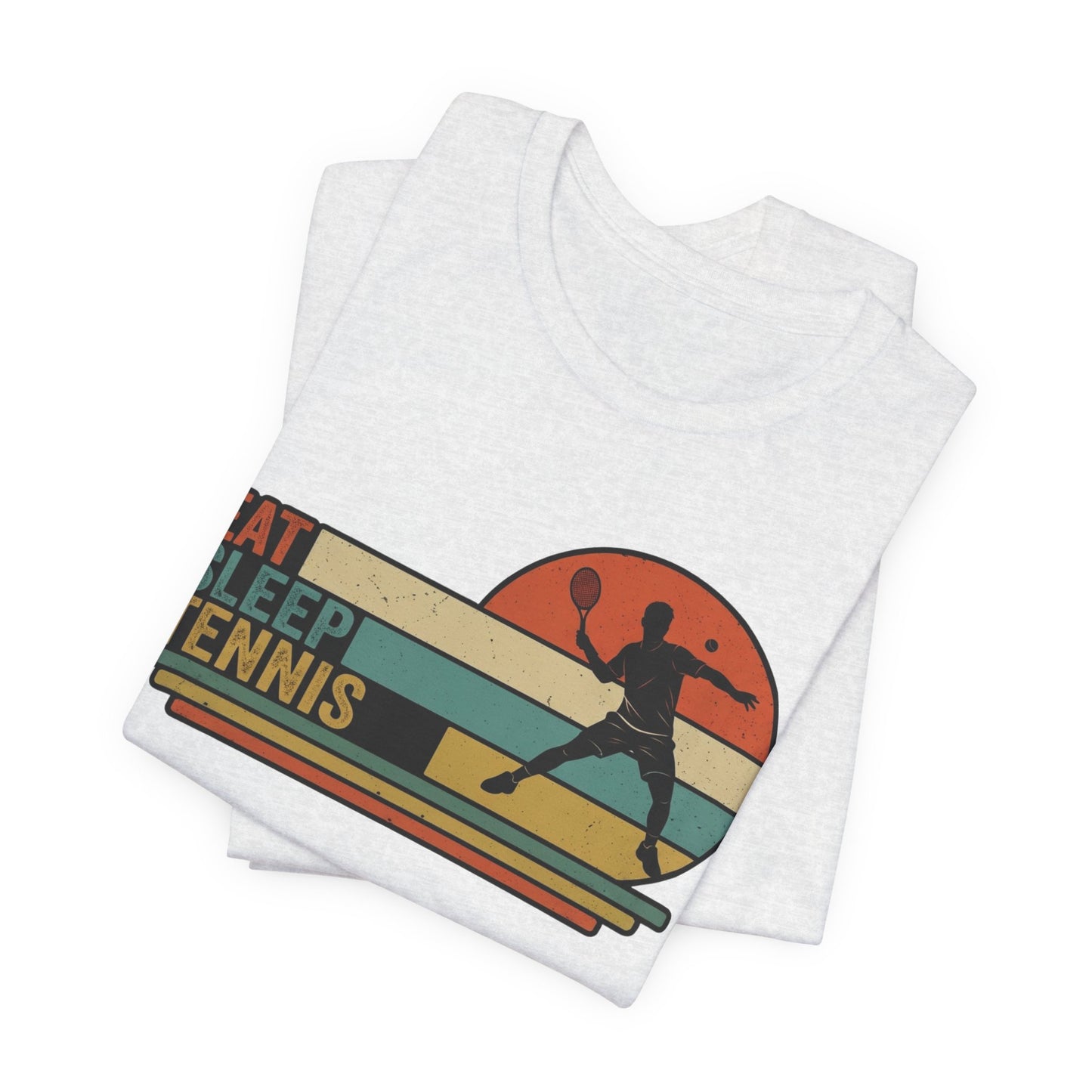 Eat Sleep Tennis Vintage Graphic Tee