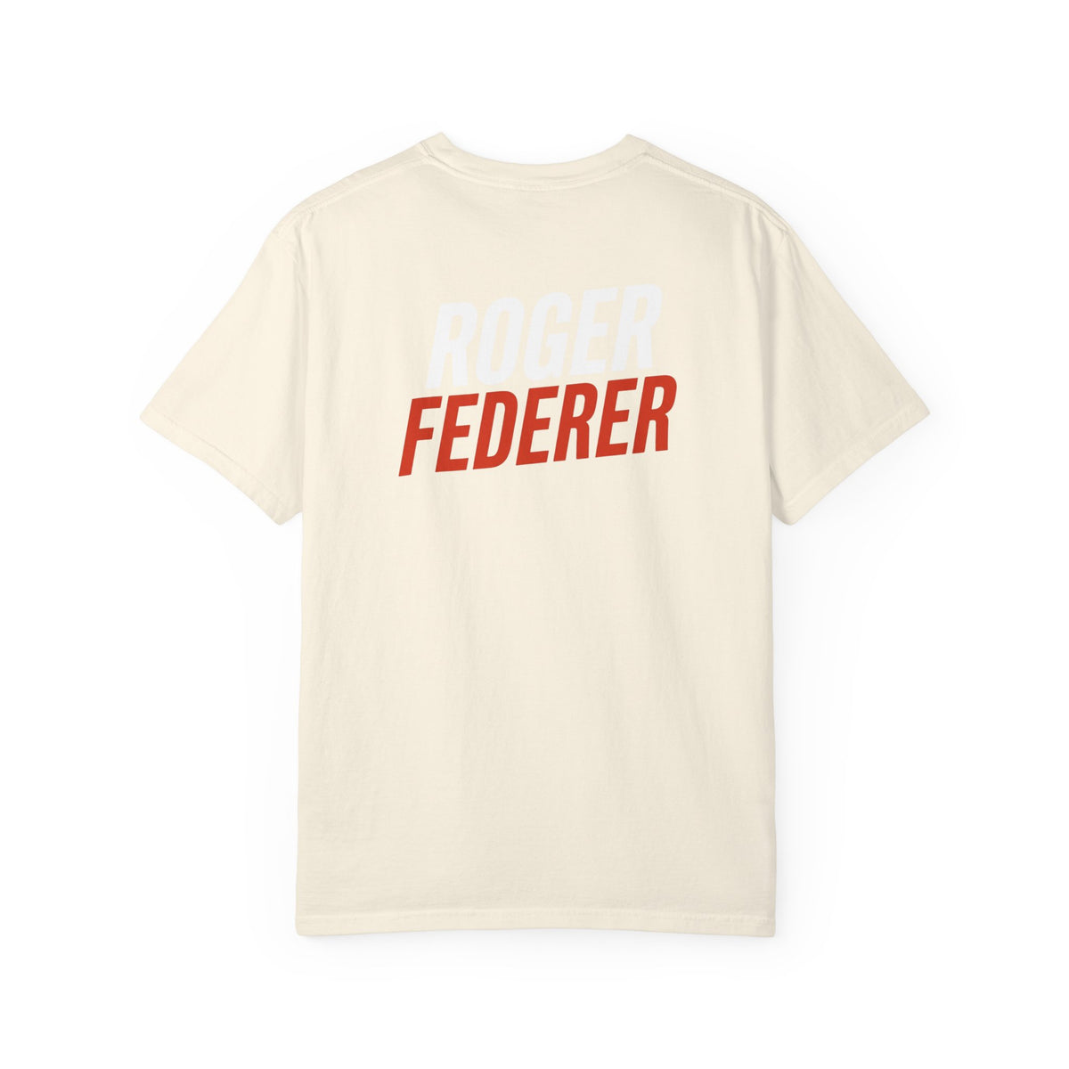 Federer Cartoon Tennis T-Shirt — Retro Athlete Graphic Tee