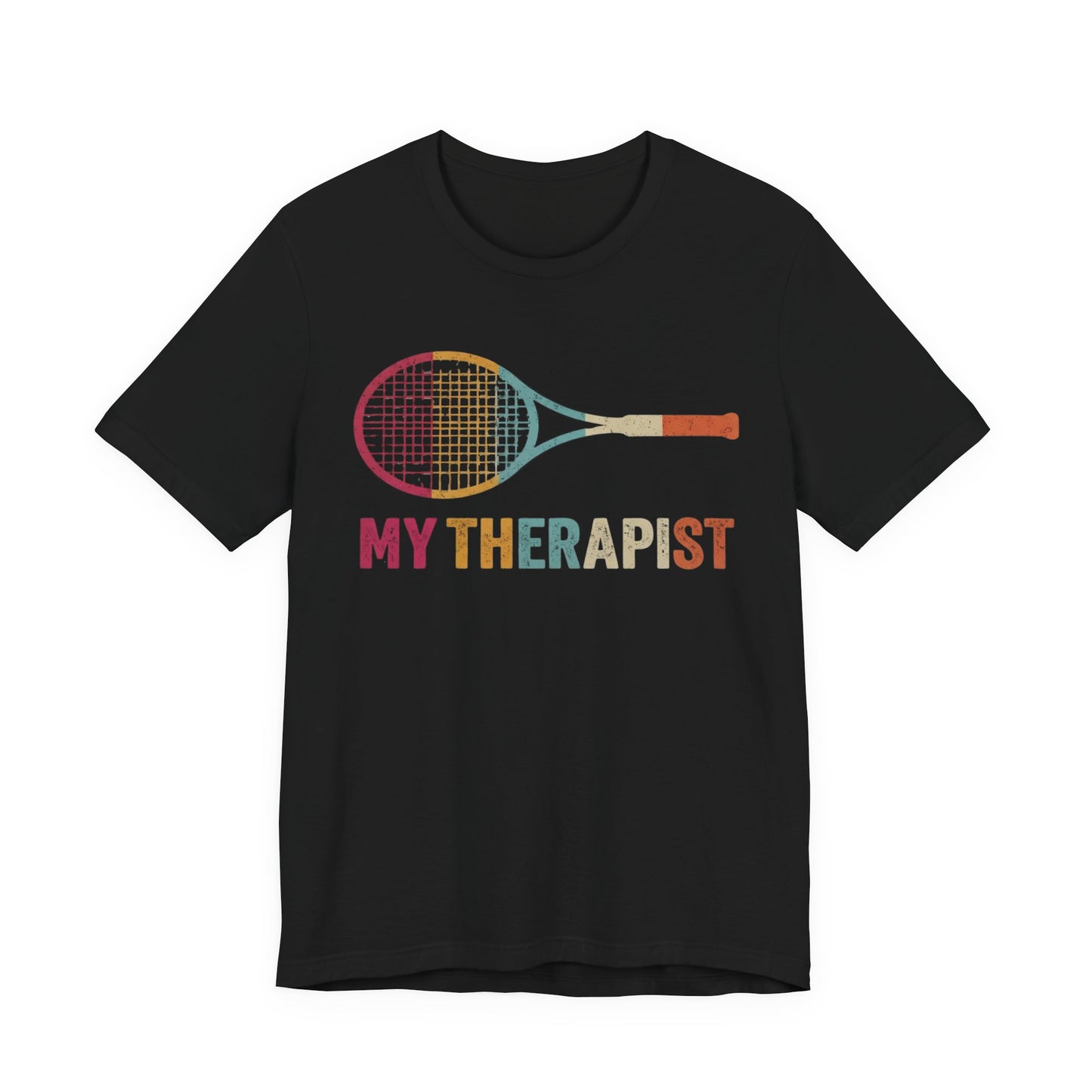 Tennis 'My Therapist' Graphic Tee — Funny Tennis Player Gift