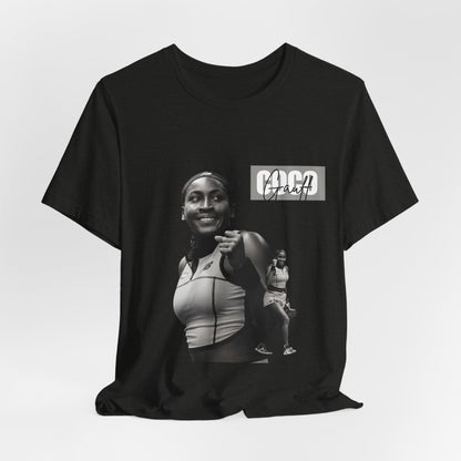 GOGP Graphic Tee — Black & White Motivational Photo T-Shirt