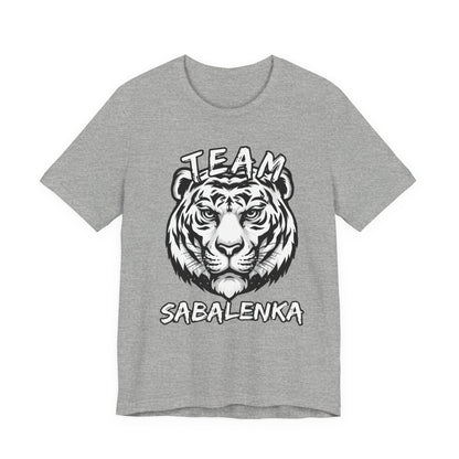 Team Sabalenka Tiger T-Shirt — Tennis Fan Tee