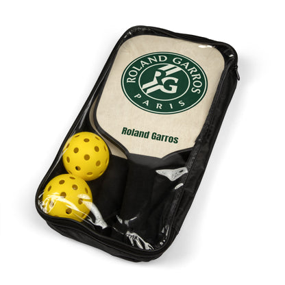 Roland Garros Pickleball Paddles Kit — 2-Pack Wood Pickleball Set with Balls