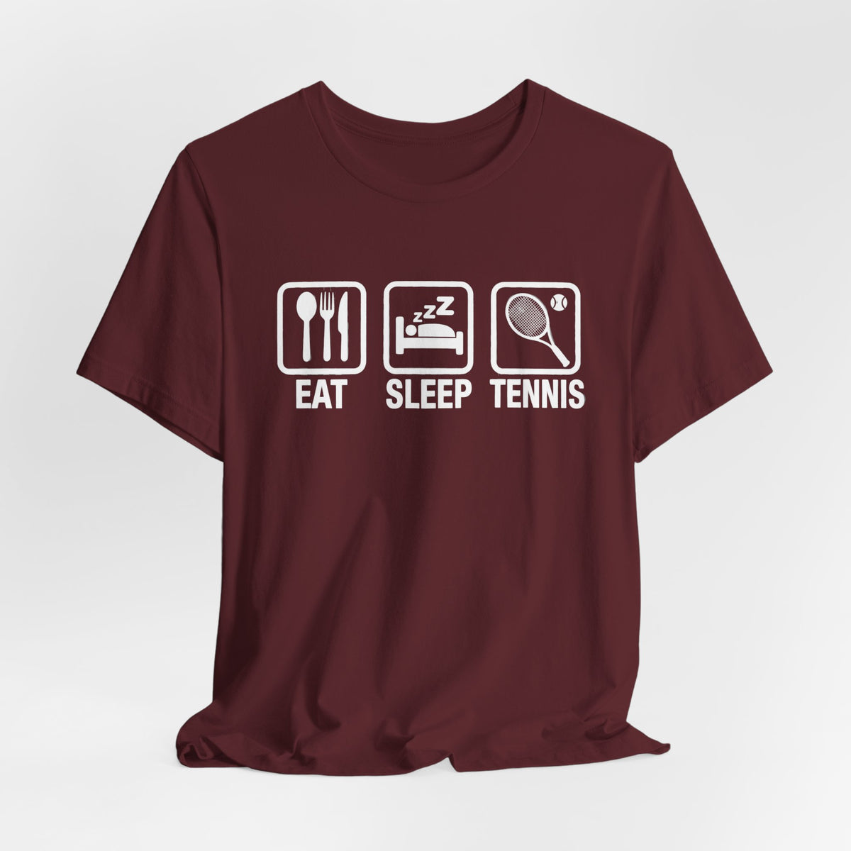 Tennis Tee — "Eat Sleep Tennis" Graphic Shirt