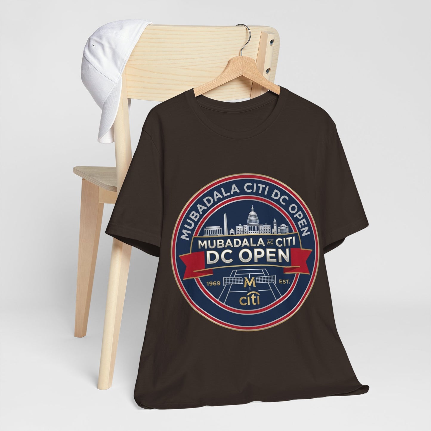 DC Open Tennis Tee — 'Mubadala Citi DC Open' Vintage Badge Shirt