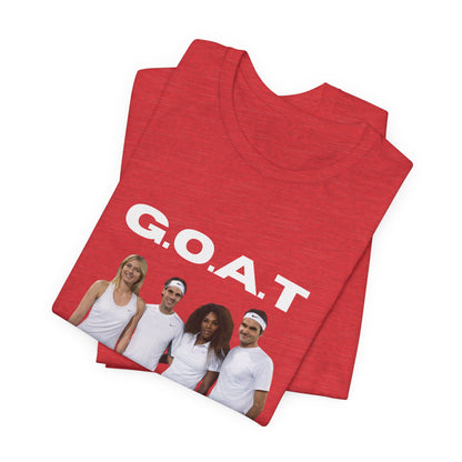 GOAT Tennis Players T-Shirt – Vintage Court Team Graphic Tee