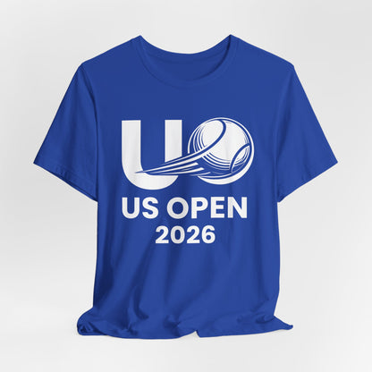 US Open 2026 Tennis Tee — Bold Logo Match-Day Shirt