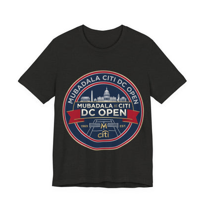 DC Open Tennis Tee — 'Mubadala Citi DC Open' Vintage Badge Shirt
