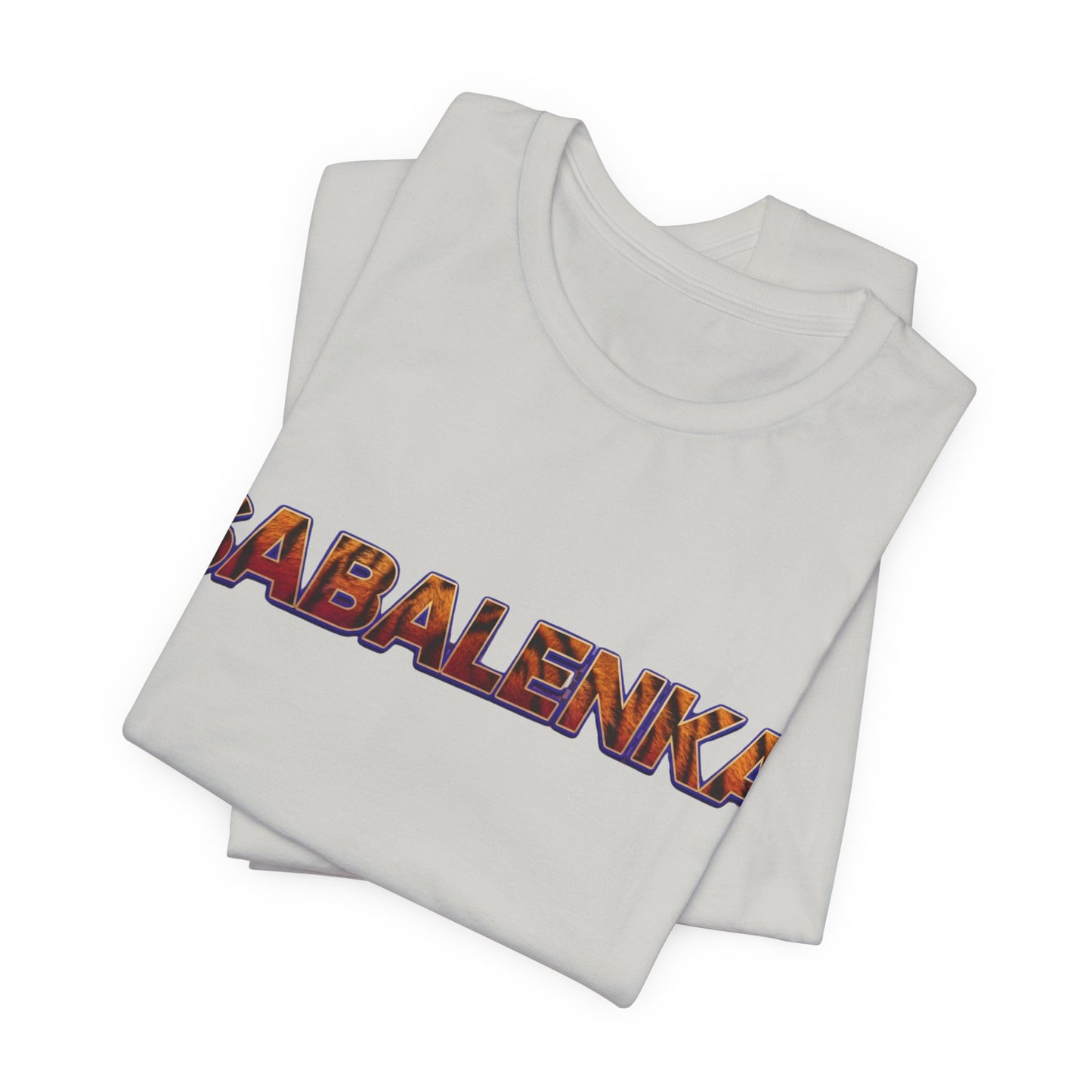 Sabalenka Tennis T‑Shirt — Bold Text Fan Tee