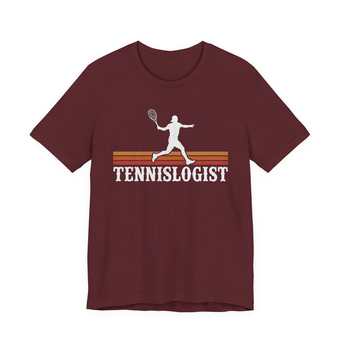 Tennislogist T‑Shirt – Retro Tennis Player Graphic Tee for Coaches & Fans