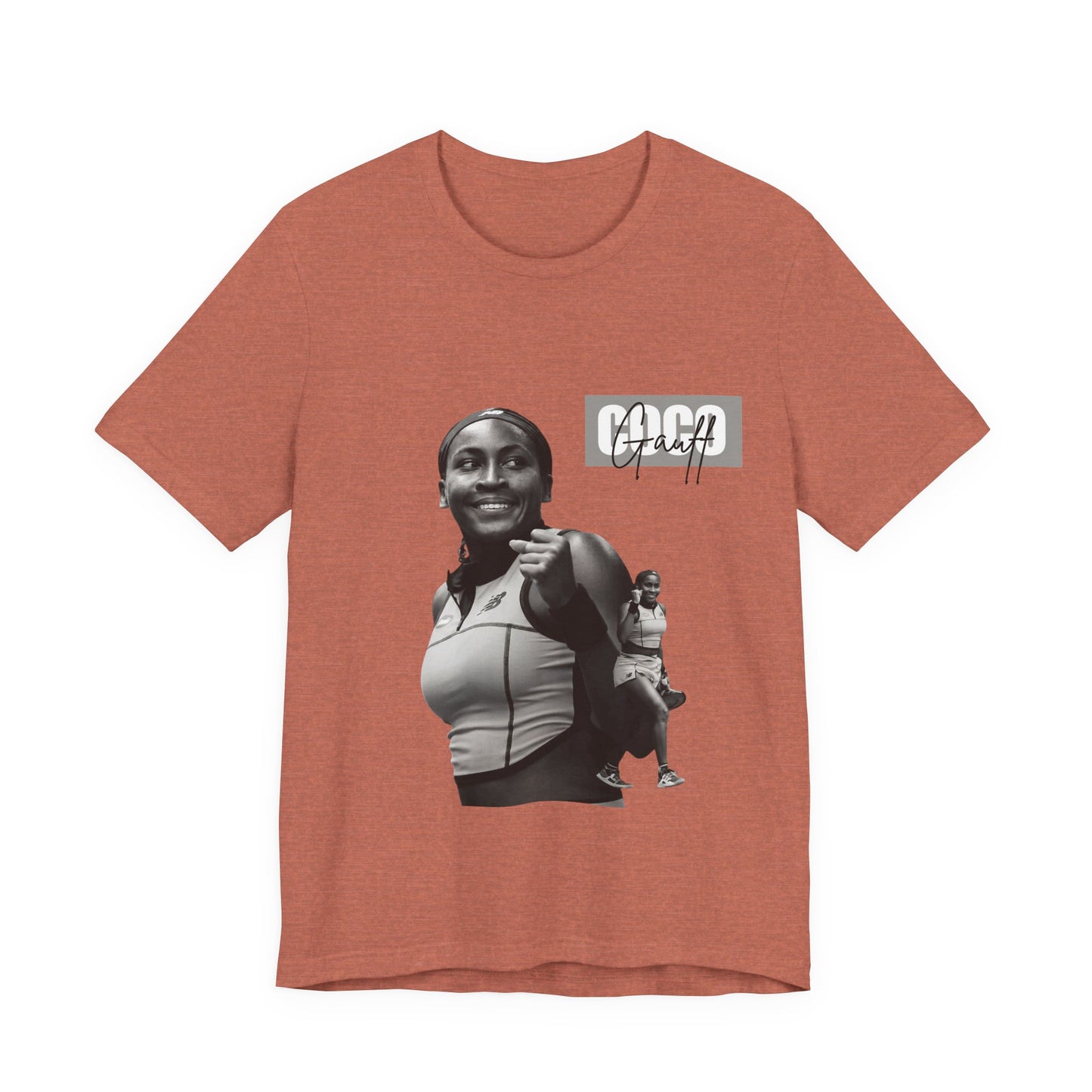 GOGP Graphic Tee — Black & White Motivational Photo T-Shirt