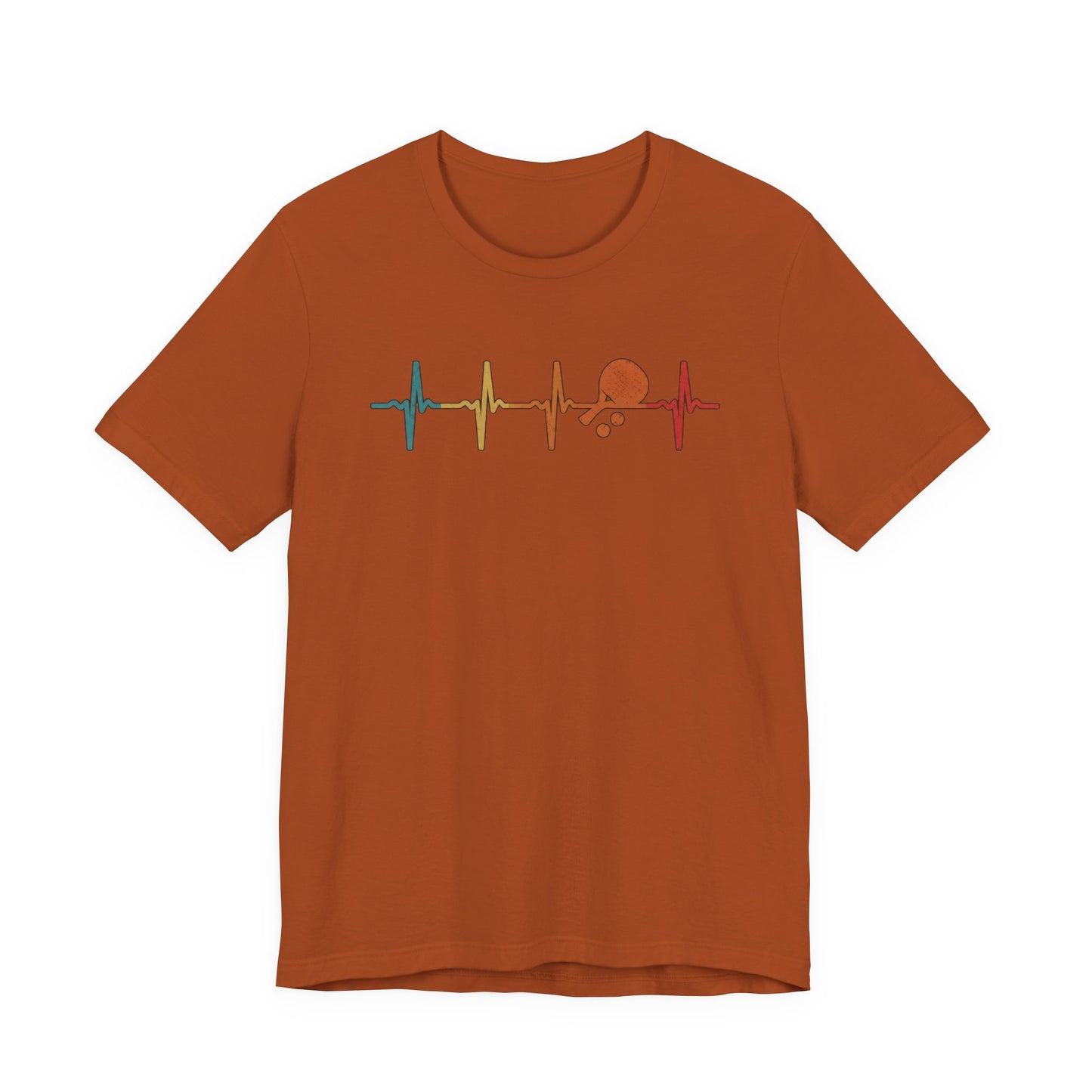 Tennis Heartbeat Tee – Retro Surfing Wave Graphic T-Shirt