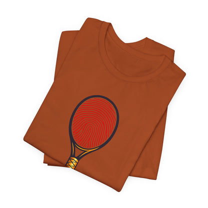 Tennis DNA T‑Shirt — "It's In My DNA" Racket Fingerprint Tee