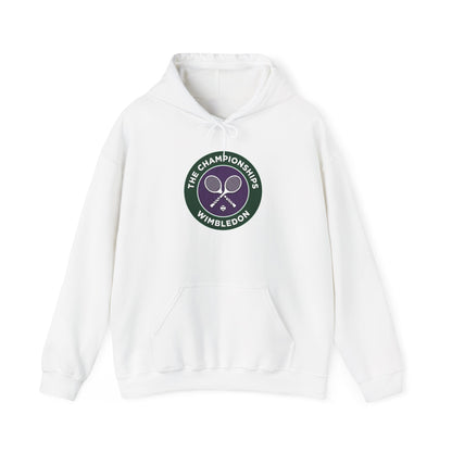 Wimbledon Championships Tennis Hoodie — Vintage Racket Crest