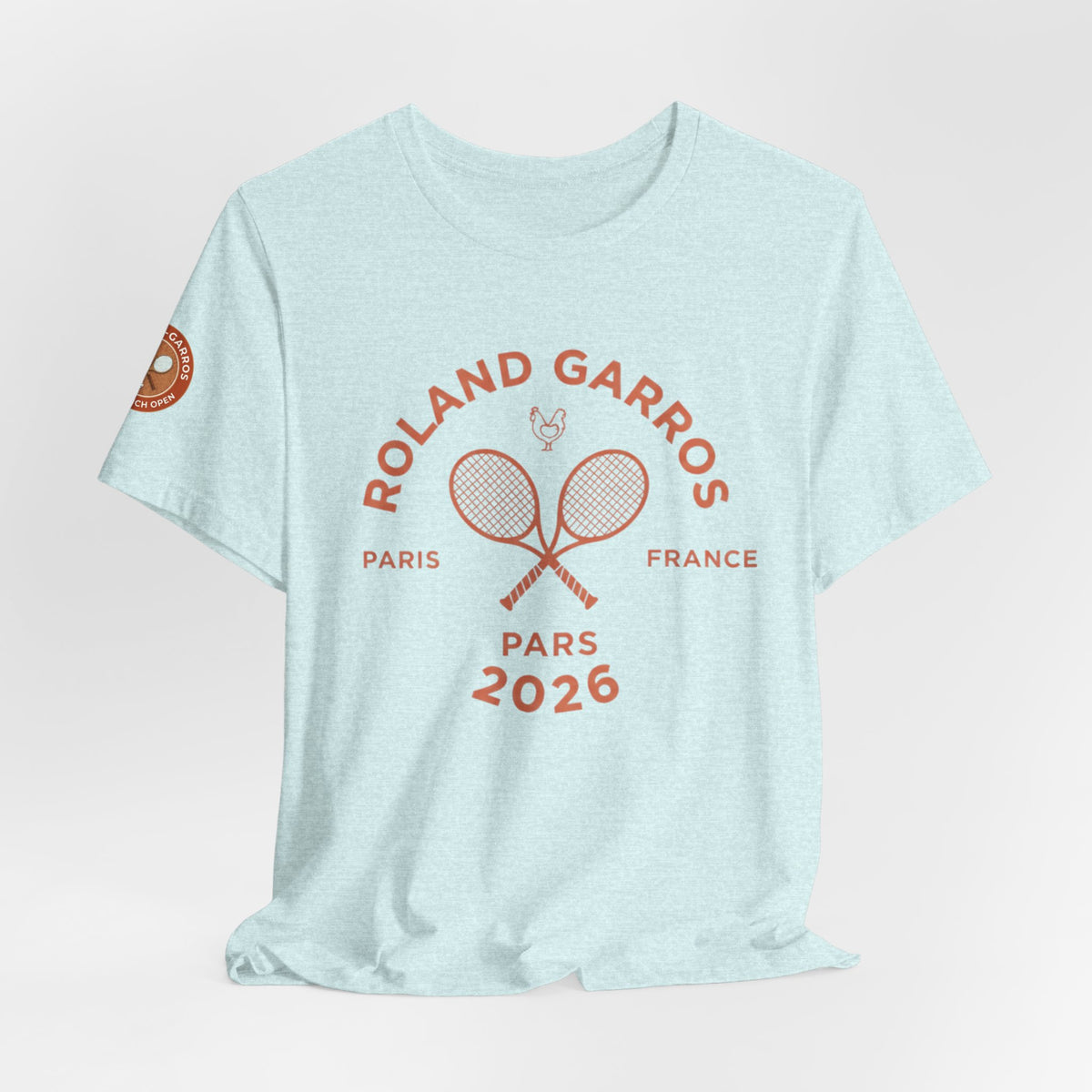 Roland Garros 2026 Tennis Tee – Paris Tournament Graphic T-Shirt