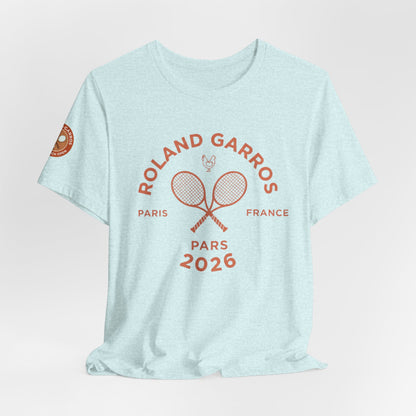 Roland Garros 2026 Tennis Tee – Paris Tournament Graphic T-Shirt