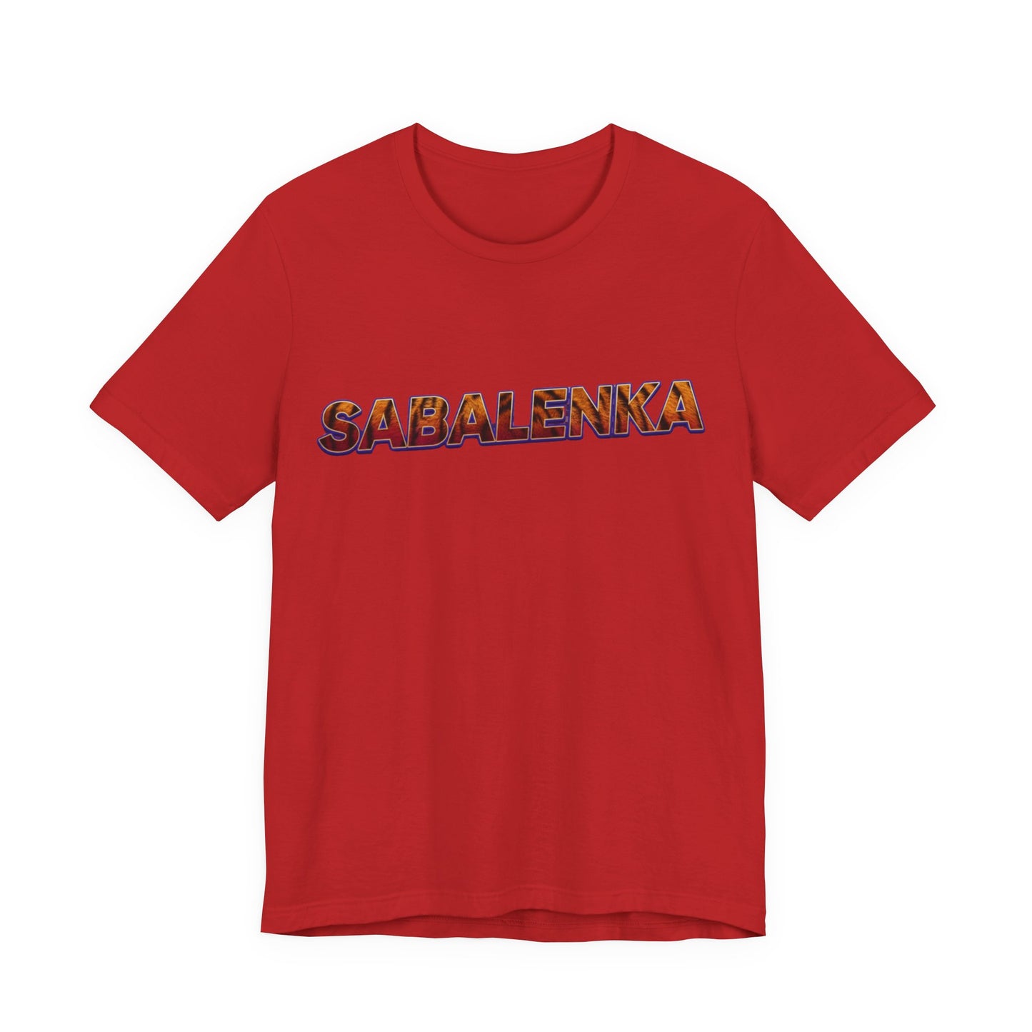 Sabalenka Tennis T‑Shirt — Bold Text Fan Tee