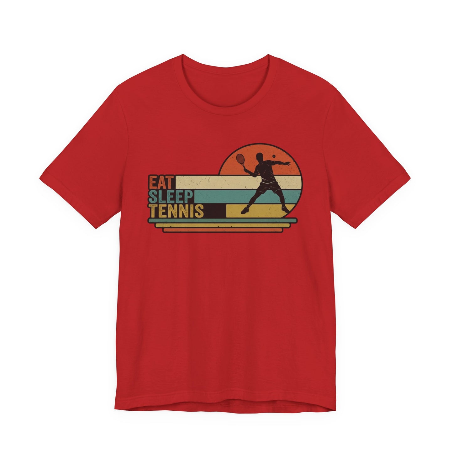 Eat Sleep Tennis Vintage Graphic Tee