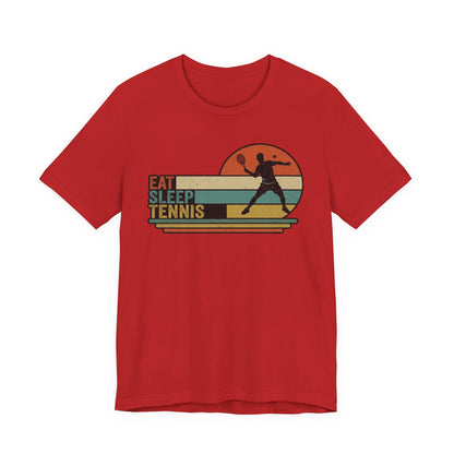 Eat Sleep Tennis Vintage Graphic Tee