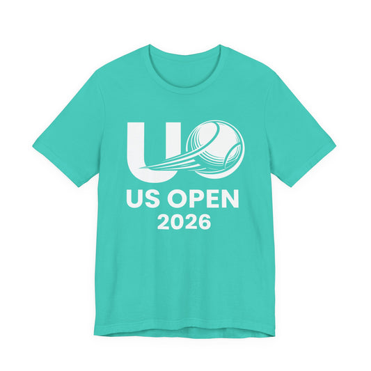 US Open 2026 Tennis Tee — Bold Logo Match-Day Shirt
